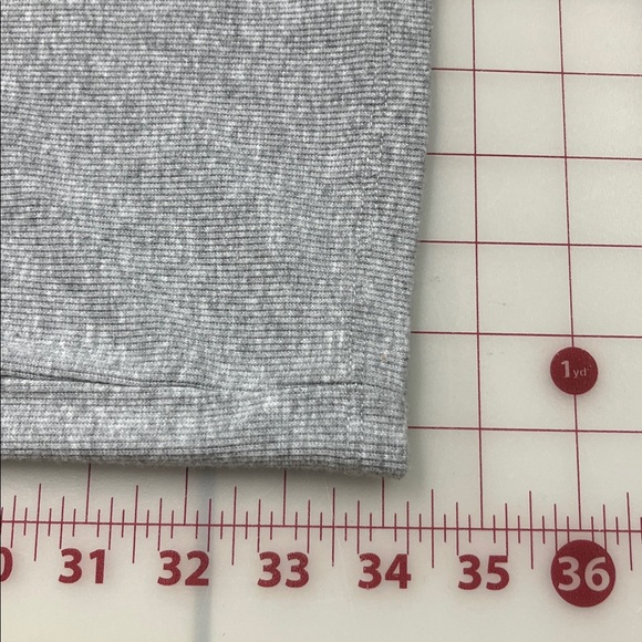 HELLO KITTY by Sanrio Polo Johnny Collar Stretch Rib Knit Grey Short SL Dress XL - Picture 16 of 16